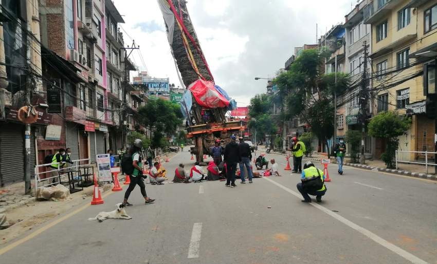 मच्छिन्द्रनाथको रथयात्रा, ललितपुर प्रवेश गर्ने सबै नाका बन्द