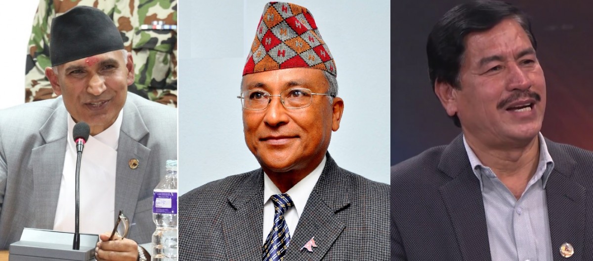नवनियुक्त तीन मन्त्रीको शपथ हुँदै