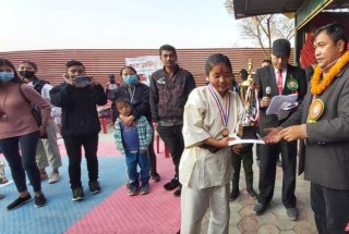 बज्रवाराहीमा क्योकुशिनकाई कराते प्रतियोगिता सम्पन्न