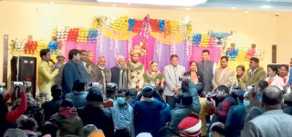मन्त्रीकी छोरीको विवाहमा हजारौं पाहुना