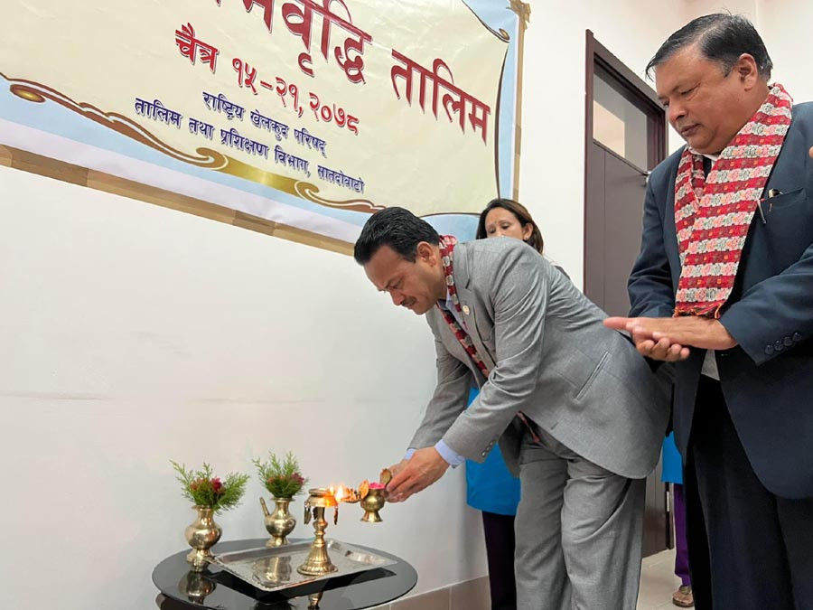 प्रशिक्षकहरुको क्षमता अभिवृद्धि तालिम सुरु