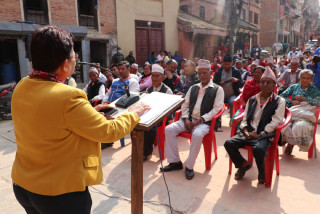 ऊर्जामन्त्री भुसालद्वारा खोकनामा नागरिक स्वाथ्य सेवा केन्द्रको शुरुआत