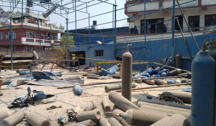 ललितपुरमा रहेको सगरमाथा अक्सिजन प्लान्टमा भएको बिष्फोटमा थप एकको मृत्यु