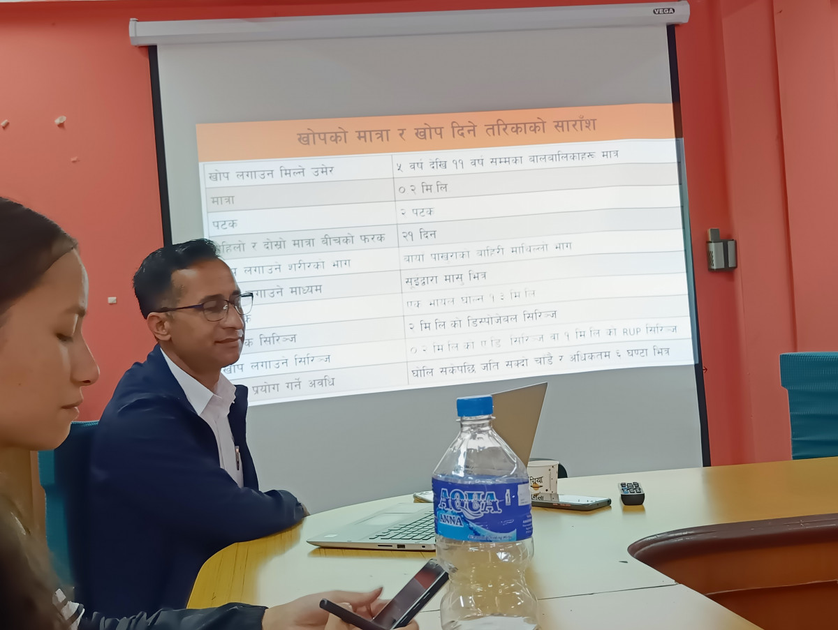 ललितपुरमा ११ वर्षसम्मका बालबालिकालाई कोरोना खोप लगाइने