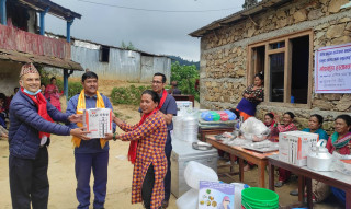 दक्षिण ललितपुरका आमा समूहलाई भाडाकुँडा हस्तान्तरण