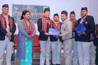 ललितपुरमा पहिलो पटक भव्यताको साथ स्काउट एडभान्स तालिम सम्पन्न