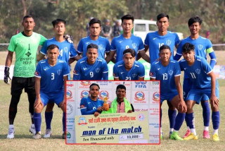 संकटालाई फापेन स्व. सन्तोष श्रेष्ठ स्मृति खेल मैदान,जावलाखेलसंग पराजित