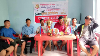 डम्बरपुरमा पुरुष खुल्ला फ्याफुल्ला नकाउट फुटबल प्रतियोगिता हुने