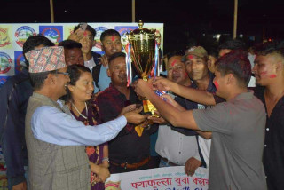 फ्याफुल्ला नकाउट फुटबल प्रतियोगिताको उपाधि न्यू जनजागृतीलाई