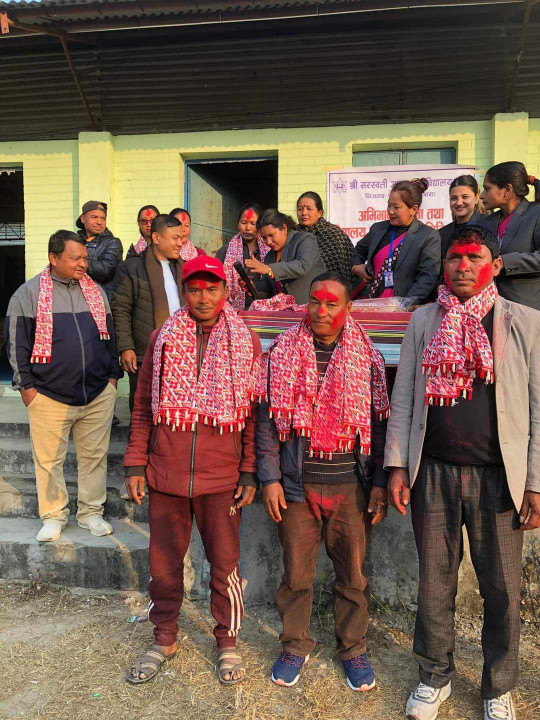सरस्वती आधारभूत विद्यालय व्यवस्थापन समितिको अध्यक्षमा थिङ सर्वसम्मत