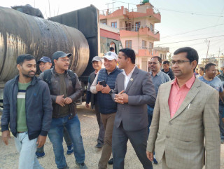 कौशलटार बालकोट बिरुवा सडकको अनुगमन
