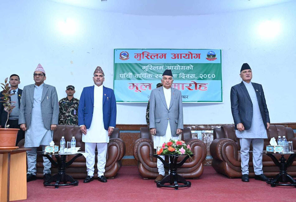 नेपाली समाजको धार्मिक सहिष्णुता विश्वका लागि अनुकरणीय : राष्ट्रपति पौडेल
