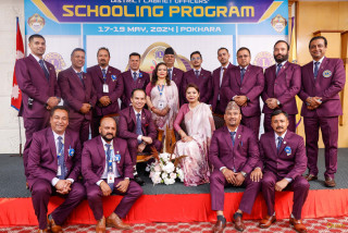 पर्यटकीय राजधानी पोखरामा डिष्ट्रिक्ट ३२५ जे को क्याबिनेट अफिसर्स स्कुलिङ कार्यक्रम सम्पन्न