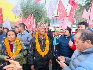 पुथा उत्तरगंगा–२ को वडाध्यक्षमा माओवादी केन्द्रका जगत घर्ती निर्विरोध निर्वाचित