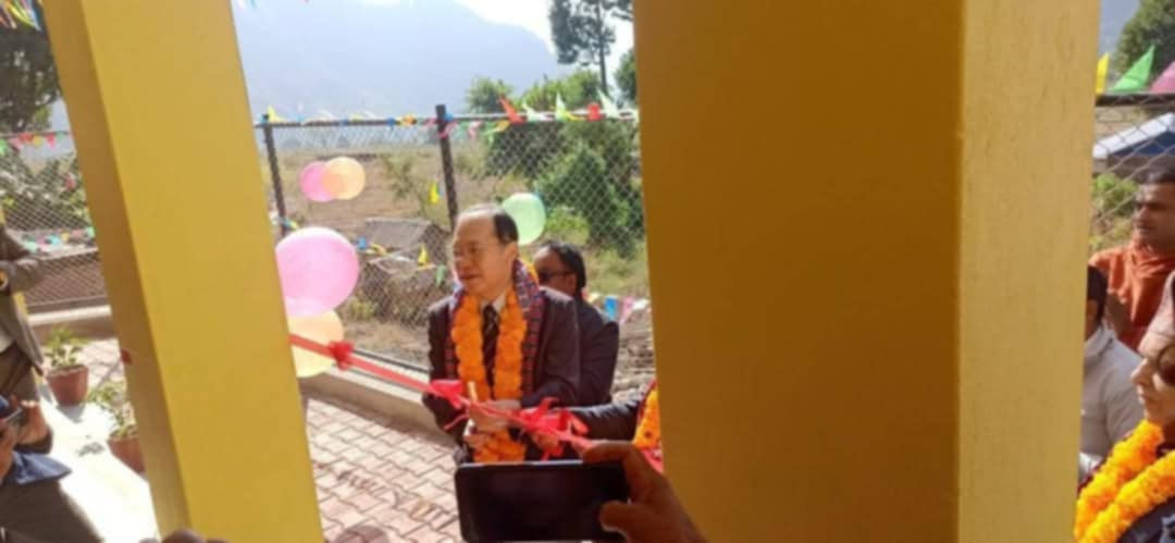 जापान सरकारको सहयोगमा निर्मित सुविधा सम्पन्न महिला छात्रावास भवन विद्यालयलाई हस्तान्तरण