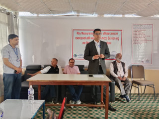 ललितपुरमा पत्रकारका लागि बृहत् स्वास्थ्य शिविर सम्पन्न, अधिकांशमा सुगर र प्रेसर