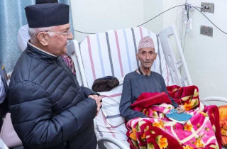 पूर्वप्रधानमन्त्री तथा एमाले अध्यक्ष केपी शर्मा ओलीका पिताको निधन