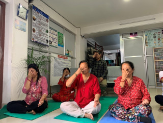 आयुर्वेदिक कार्यालयमा नियमित योग सेवा सञ्चालन, स्वास्थ्य सचेतना अभिवृद्धिमा जोड